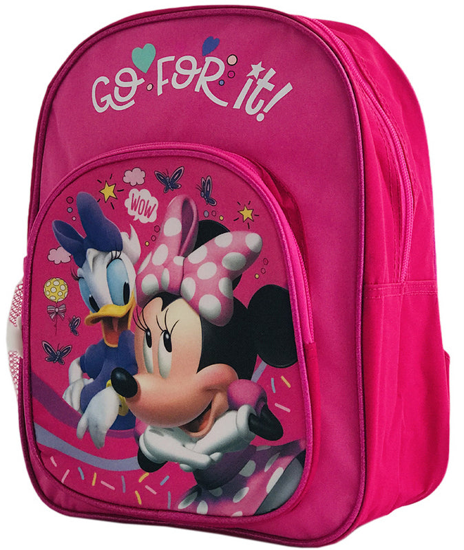Раница Мини Маус 32Х25Х11 Регулируеми Презрамки Със Страничен Джоб С 1 Голямо Отделение И 1 Малко Отделение С Отваряне С Цип - Детски Раници - Thesmileofyourbaby - BebeMama