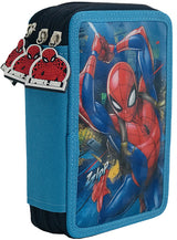 Несесер Спайдермен 21 Х15 Х 8 С 3 Ципа С 3 Отделения С Места За 43 Химикала И Молива 3 Места За Линия Острилка И Гума И Др. - Детски Раници - Thesmileofyourbaby - BebeMama