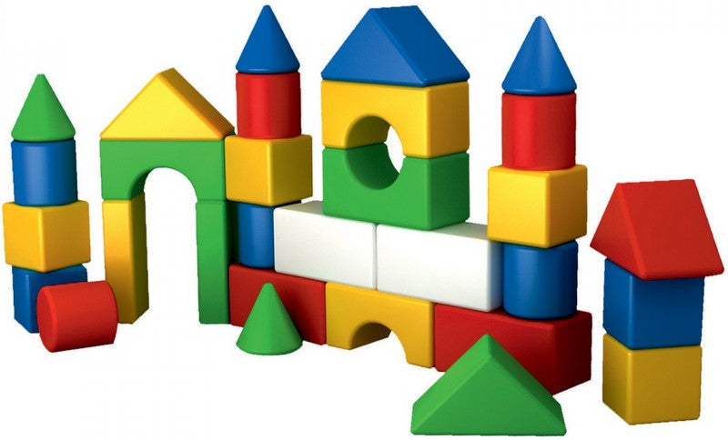 Конструктор Къща От Кубчета 28 Мното Едри Елементи 41Х41Х7 - Строители, Мозайки И Конструктори - Thesmileofyourbaby - BebeMama