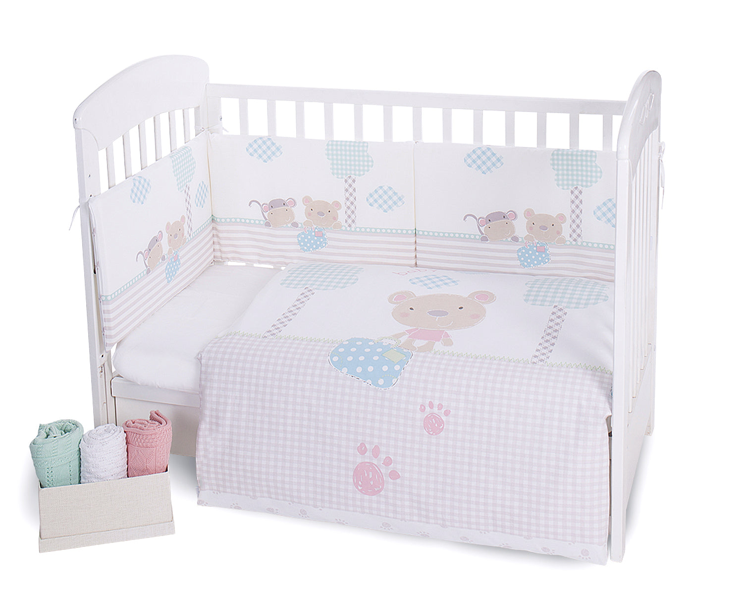 Бебешки спален комплект 2 части EU style 70/140 Fantasia - Спални Комплекти - Kikkaboo - BebeMama