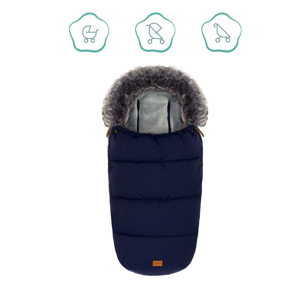 Зимно Чувалче За Детска Количка Fillikid Manaslu - Navy --- BebeMama