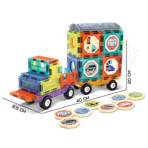 Детски Магнитен Конструктор Cars 41 Части - Магнити - Sonne Home - BebeMama