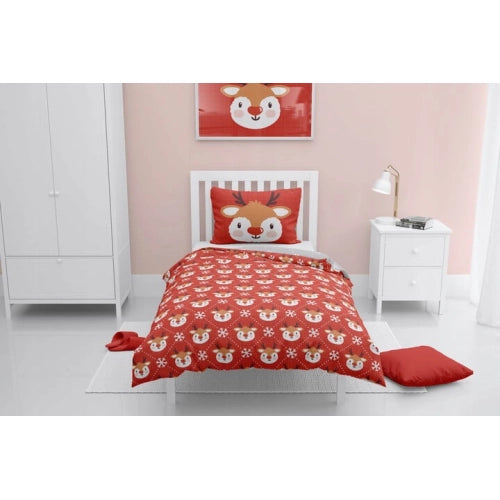 Детски Спален Комплект Christmas Deer 160X200 См - Спални Комплекти - Sonne Home - BebeMama
