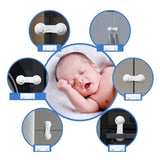 Защитни Ключалки Резета За Детски Шкафове, 10 Бр. В Комплект --- BebeMama