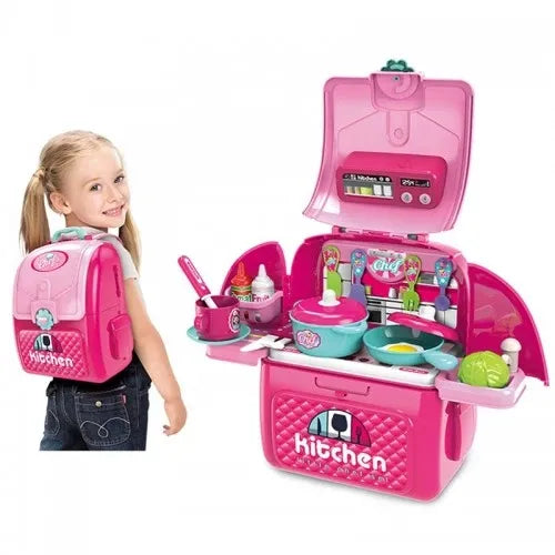 Детски Кухненски Комплект Kitchen Pink - Кухни И Готварски Пособия - Sonne Home - BebeMama