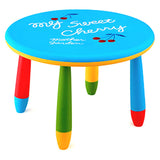 Кръгла Детска Маса В Син Цвят - Масички И Столчета - Sonne Home - BebeMama