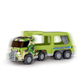 Детска Играчка Мily, Военен Камион С Колички, Зелен --- BebeMama