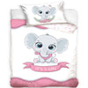 Бебешки Спален Комплект Little Elephant Pink - 2 Части - Спални Комплекти - Sonne Home - BebeMama