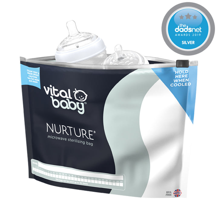 Пликчета За Мировълнова Стерилизация Vital Baby - Аксесоари За Хранене - Vital Baby - BebeMama