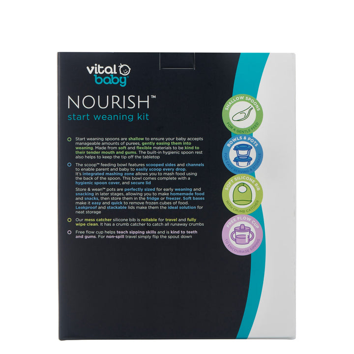 Стартов Комплект За Хранене Лилав Vital Baby -  -  - BebeMama