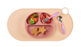 Силиконова Чиния С Вакуум 4+ Месеца Розова Vital Baby --- BebeMama