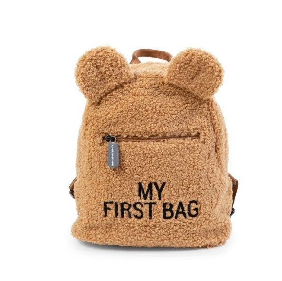 Раница My First Bag Teddy Кафява - Чанти И Раници - Childhome - BebeMama