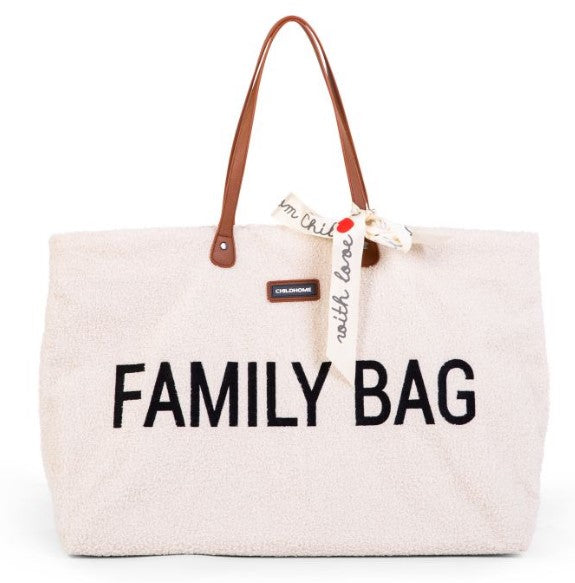Чанта Family Bag Teddy Бяла - Чанти И Раници - Childhome - BebeMama