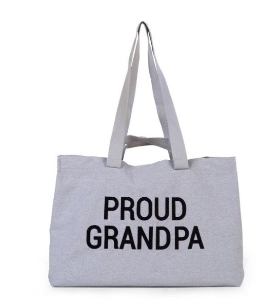 Чанта Proud Grandpa Сива - Чанти И Раници - Childhome - BebeMama
