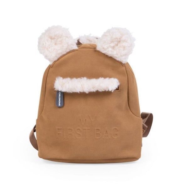 Раница My First Bag Teddy Suede-Look - Чанти И Раници - Childhome - BebeMama
