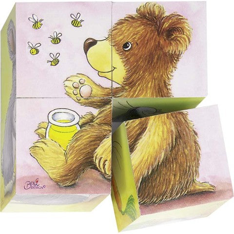 Кубчета Бебета Животни - Пъзели - Goki - BebeMama