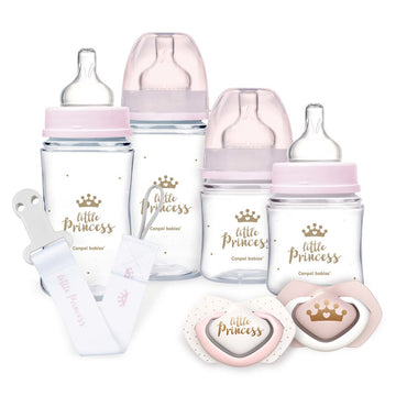 Комплект Royal Baby, Розов - Шишета За Хранене - Canpol Babies - BebeMama