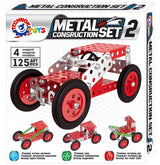 Метален Конструктор 20 Х 19 Х 4 С Болтове Гайки Инструменти И Гуми 125 Части 4 Модела В 1 С Поддръжка Модела В Youtube - Строители, Мозайки И Конструктори - Thesmileofyourbaby - BebeMama