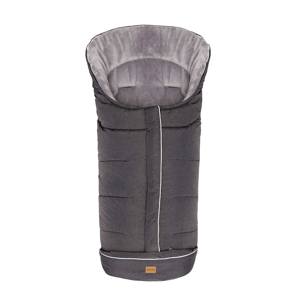 Зимно Чувалче За Детска Количка Fillikid K2 Soft Pongee - Dark Grey Melange - Зимни Чували - Fillikid - BebeMama