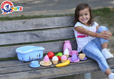 Кошница С Продукти И Сервиз 27Х19Х16 --- BebeMama