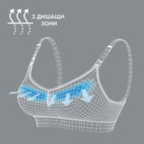 Дишащ Сутиен За Бременност И Кърмене Keep Cool, Р-Р L, Бял --- BebeMama