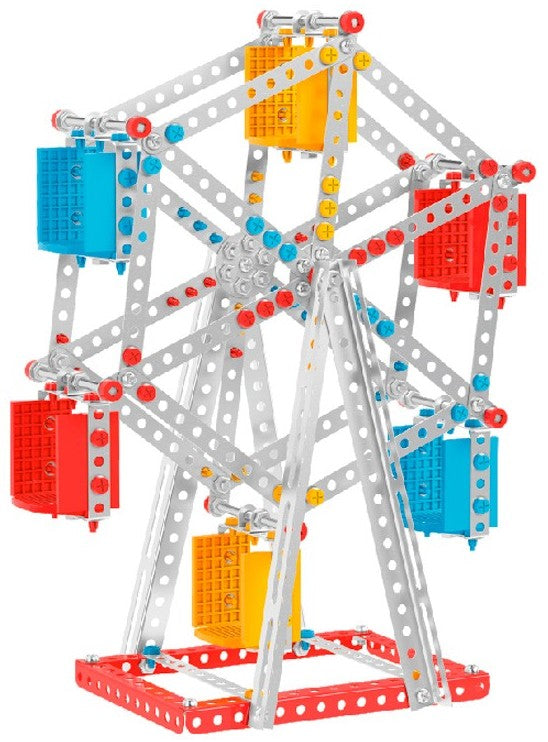 Метален Конструктор 31Х25Х5 С Болтове Гайки Инструменти Виенско Колело 470 Части С Поддръжка В Youtube --- BebeMama