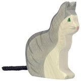 Седяща Котка - Дървени Играчки - Holztiger - BebeMama