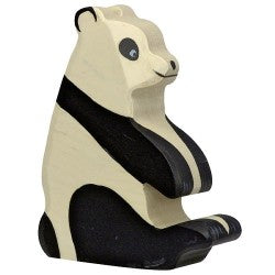 Седяща Панда - Дървени Играчки - Holztiger - BebeMama