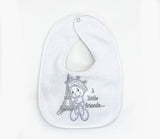 Лугавник С Бродерия Bambino Casa Paris Bianco - Лигавници - Bambino Casa - BebeMama