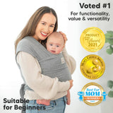 Ергономичен Слинг Сив KeaBabies --- BebeMama