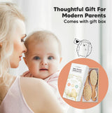Комплект Дървени Бебешки Четки За Коса И Гребен Keababies --- BebeMama