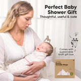 Антистрес Пелени За Повиване Organic 0-3 месеца 3бр Розови Цветя KeaBabies --- BebeMama