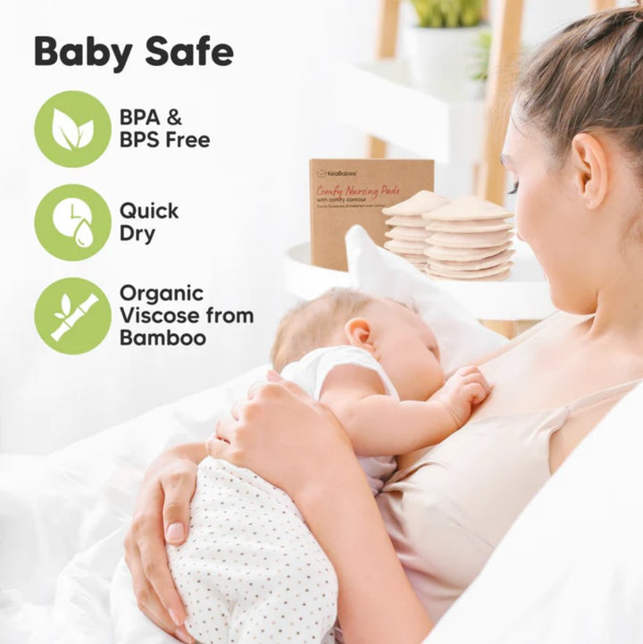 Органични Подплънки За Гърди За Многократна Употреба 14 Броя Keababies -  -  - BebeMama