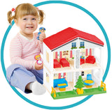 Конструктор Направи Си Двуетажна Къща Едри Части 40 Ел. 37Х11Х50 --- BebeMama