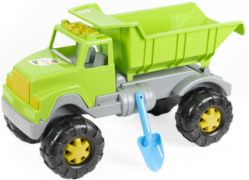 Камион Самосвал С Лопатка С Шаси От Здрава Блоу Молдинг Изработка 50X31X35 - Коли, Камиони, Влакове И Самолети - TheSmileOfYourBaby - BebeMama