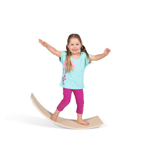 Детска Дървена Дъска За Баланс С Мек Кант - Логика, Памет И Баланс - Smartbaby - BebeMama
