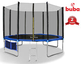 Детски батут Buba 14FT (427 см) с мрежа и стълба - Батути - Buba - BebeMama