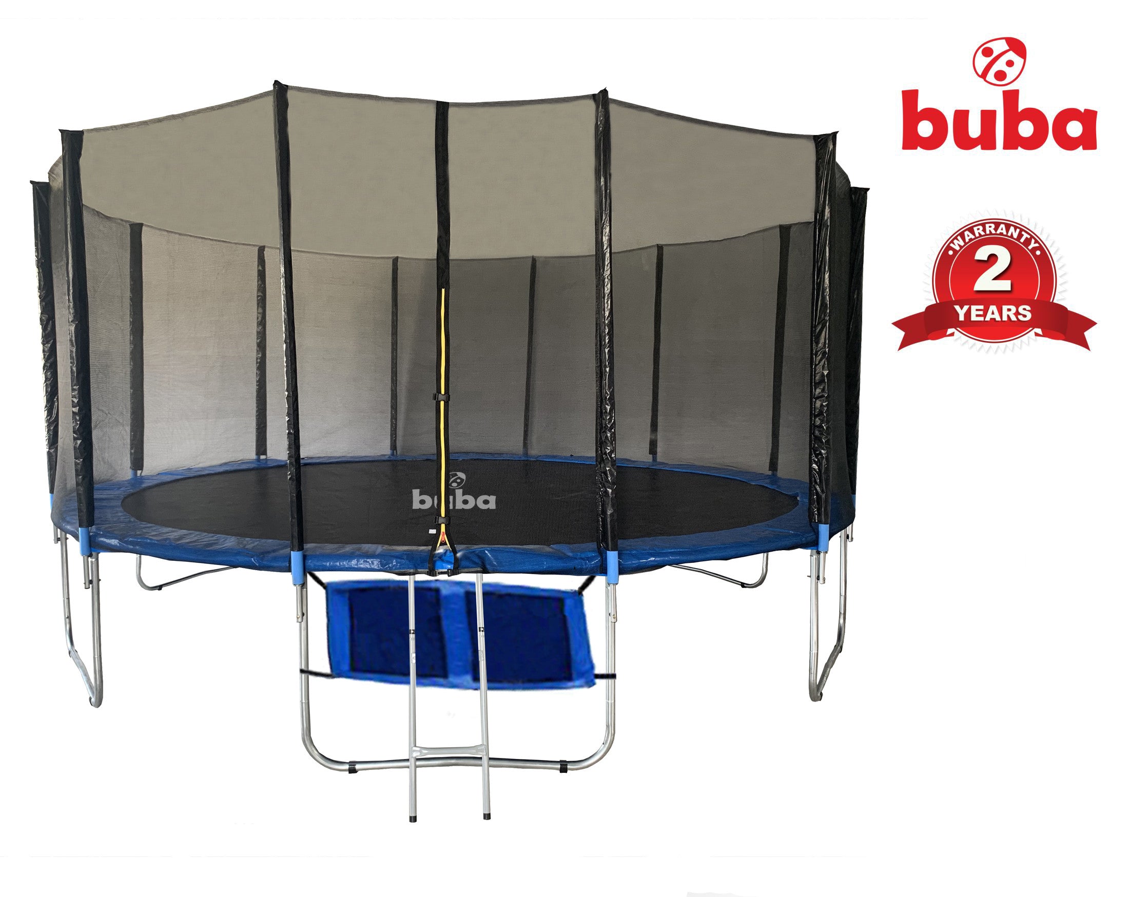 Детски батут Buba 16FT (488 см) с мрежа и стълба - Батути - Buba - BebeMama