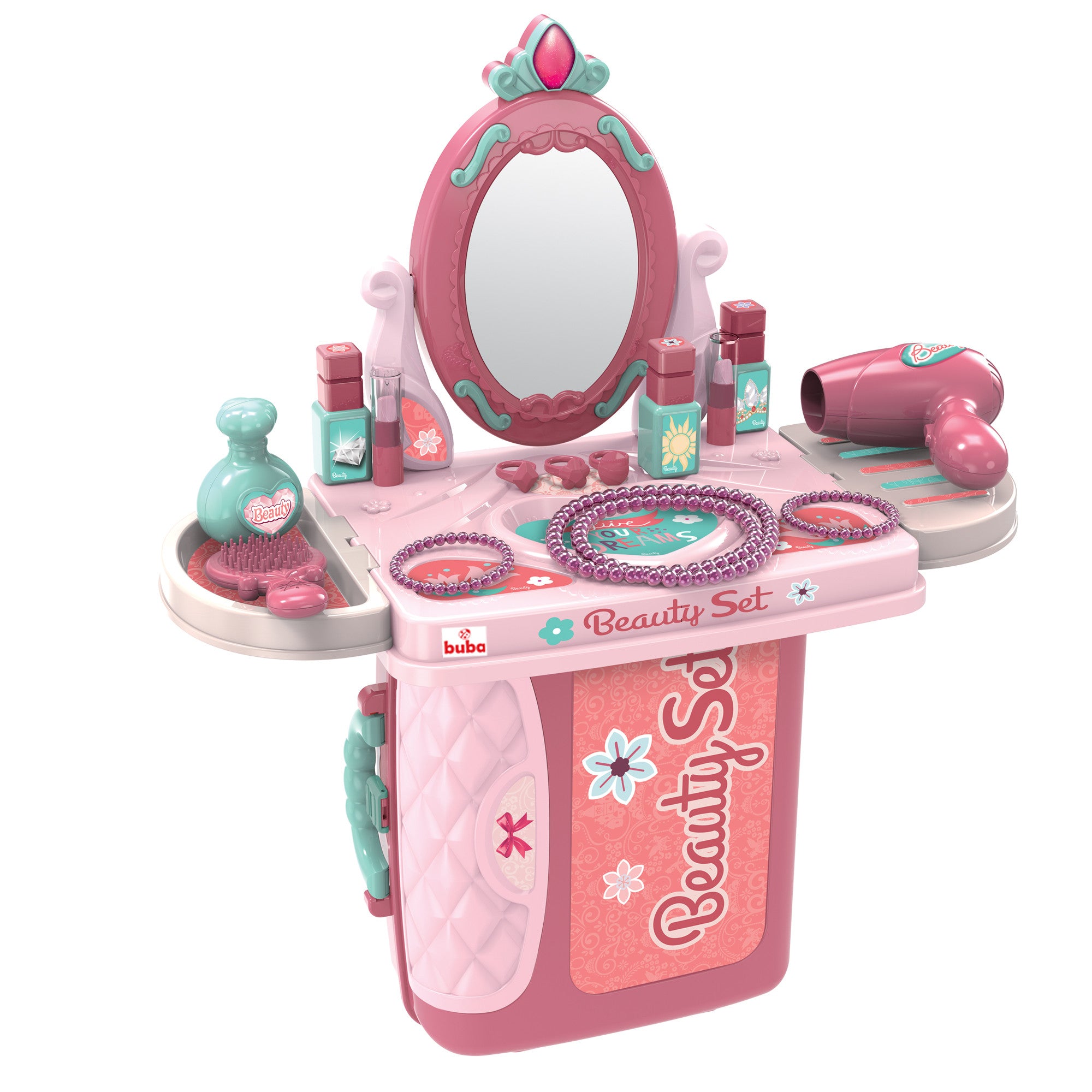 Тоалетка За Деца Buba Beauty 008-973 Розова - Занимателни Играчки - Buba - BebeMama