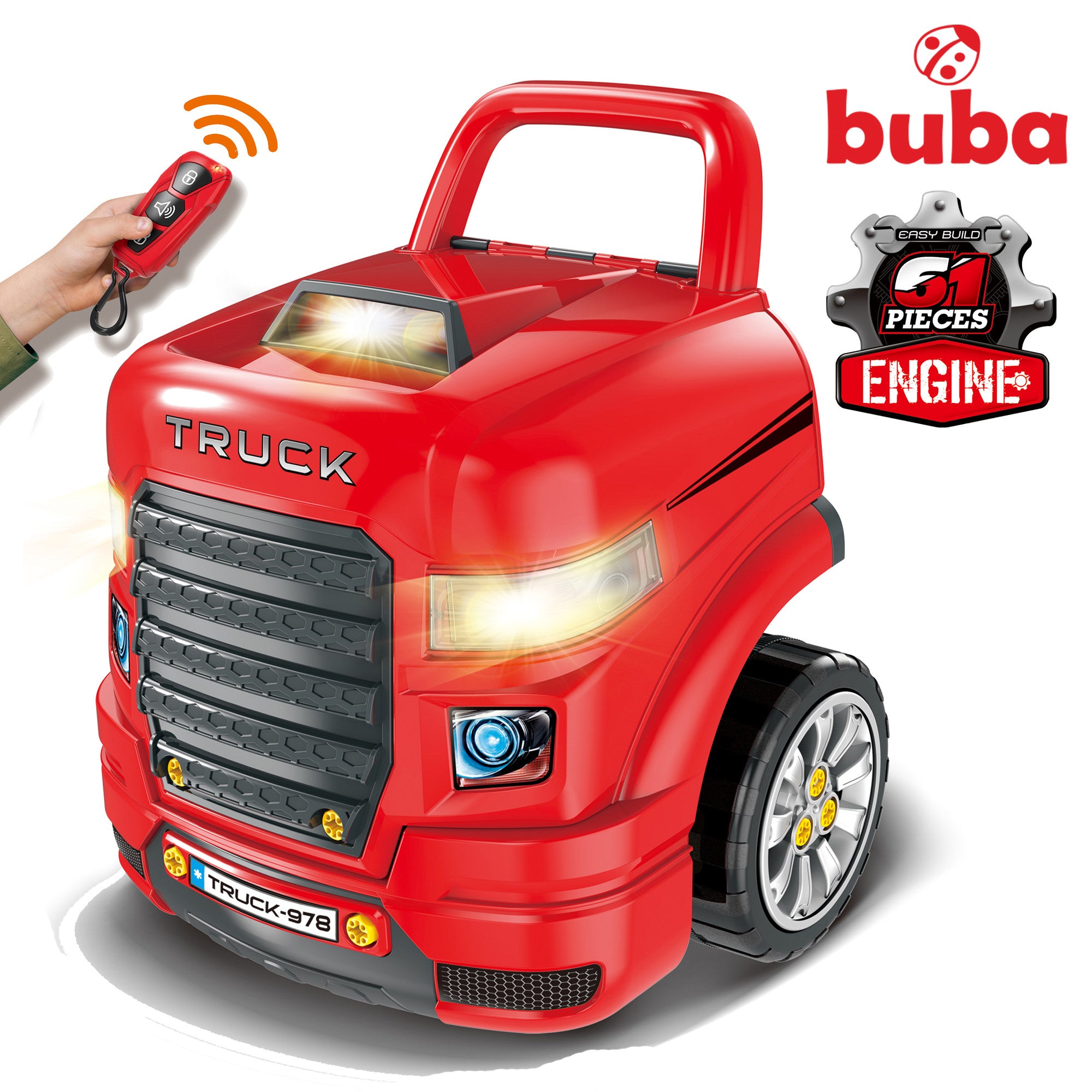 Детски интерактивен автомобил/игра Buba Motor Sport 008-978 червен - Интерактивни Играчки - Buba - BebeMama