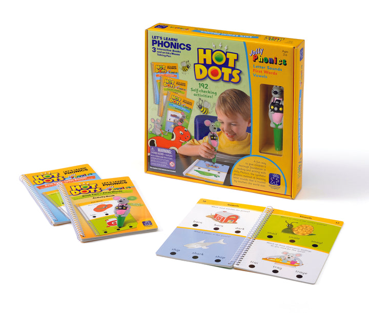 Комплект От 3 Книжки И Говореща Писалка Hot Dots -  -  - BebeMama