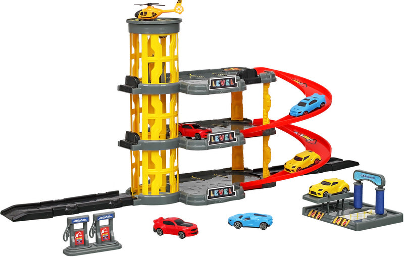 Паркинг 4 Етажа С 3 Големи Площадки И Асансьор 44Х32Х7 --- BebeMama