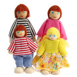 Семейство Дървени Кукли - 4Бр. - Играчки - Smartbaby - BebeMama