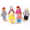 Семейство Дървени Кукли - 6Бр. - Дървени Играчки - Smartbaby - BebeMama