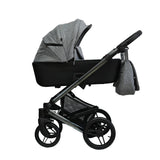 Количка Blimo 3В1 550/23-Черна-Хром Рама Н.Г. - Комбинирани Колички - Tutek - BebeMama