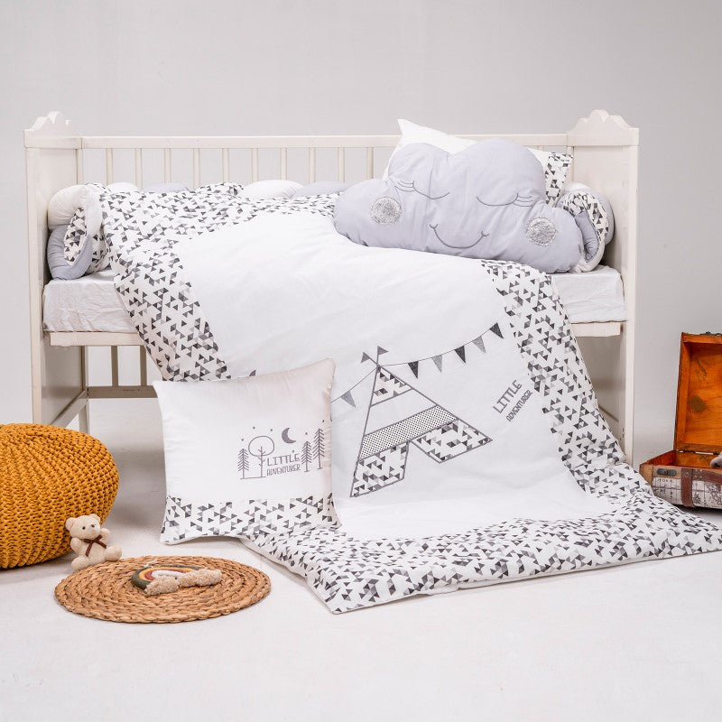 U501 Сп.К-Кт 5Ч. Grey 100X150Cm - Спални Комплекти - Bebetto - BebeMama