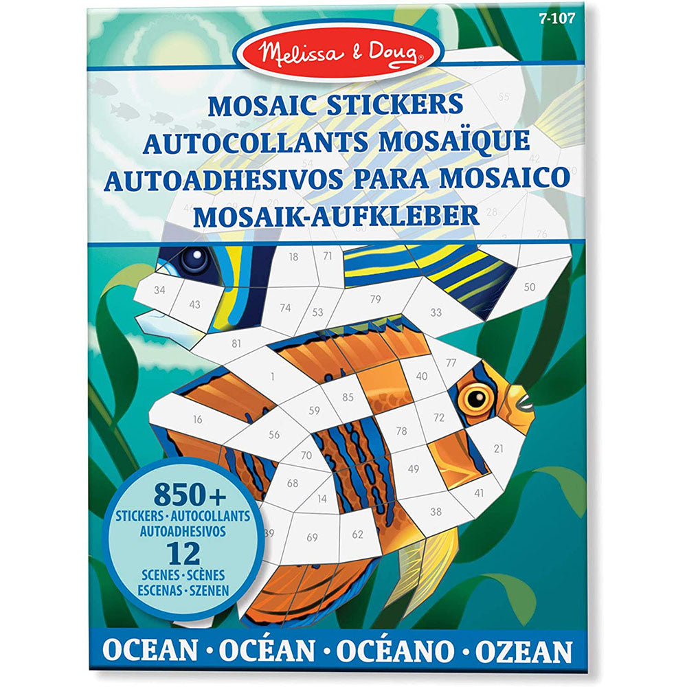 Стикери Мозайка Океан - Занимателни Играчки - Melissa And Doug - BebeMama