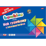 Блок За Рисуване Bambino А3 Цветни 16 Л. Геометрични Фиг. --- BebeMama