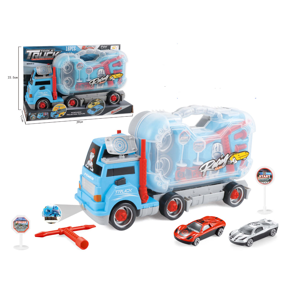 Камионче-Куфар С Инструменти И Коли На Бат. - Инструменти - Raya Toys - BebeMama