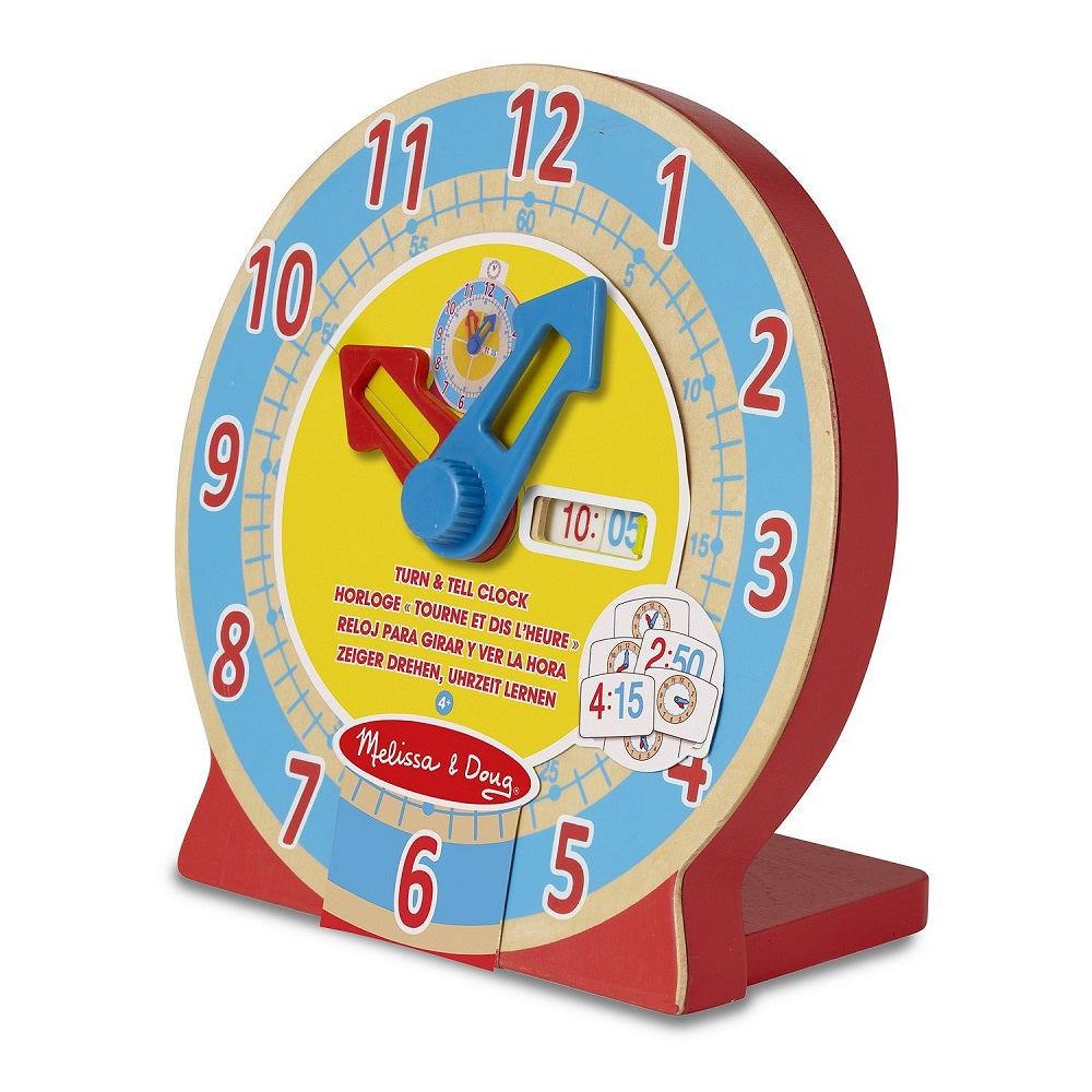 Дървен Часовник - Образователни Игри - Melissa And Doug - BebeMama